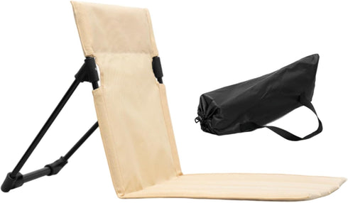 Veesper Beach Lounger, Foldable & Lightweight Oxford Cloth Camping Chair with Storage Bag,
