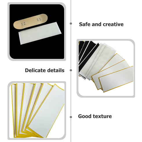 24pcs BESPORTBLE Foam Fingerboard Grip Tape Finger Skateboard Foam Tape Non Slip Finger Toy Skateboards Stickers