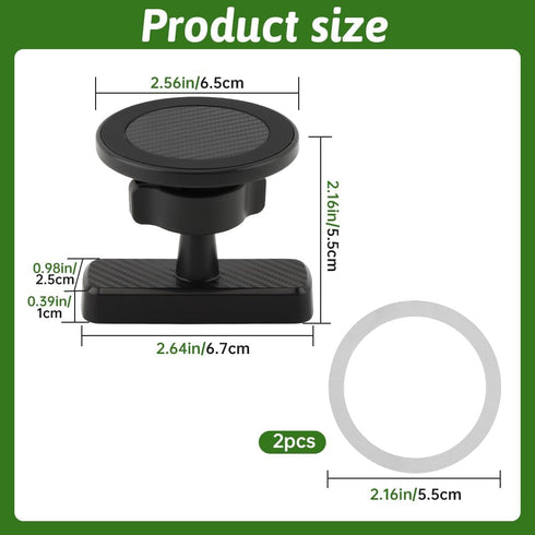 CfoPiryx N52 16 15 14 13 12 Magnetic Golf Cart Phone Holder, Aluminum Phone Mount with Magnets Golf Cart Accessories
