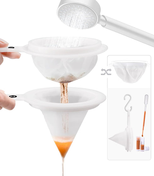 Aquarium Baby Brine Shrimp Sieve Kit - 80 Mesh & 200 Mesh Eggshell Separator for Brine Shrimp Hatchery