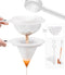 Aquarium Baby Brine Shrimp Sieve Kit - 80 Mesh & 200 Mesh Eggshell Separator for Brine Shrimp Hatchery
