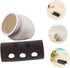 2pcs FOMIYES Aquarium Betta Cave and Shrimp Hideout Ceramic Fish Tank Breeding Shelter with Small White Pot Design