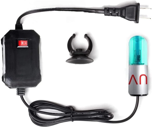 3W Green Aquarium Clean Light for Fish Tank, Algae Clean Lamp for Sump Pond Filter Tank Water