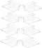 balacoo 8pcs Aquarium Cover Bracket, Fish Tank Accessories Lid Handle Clip for 10mm Acrylic and Glass