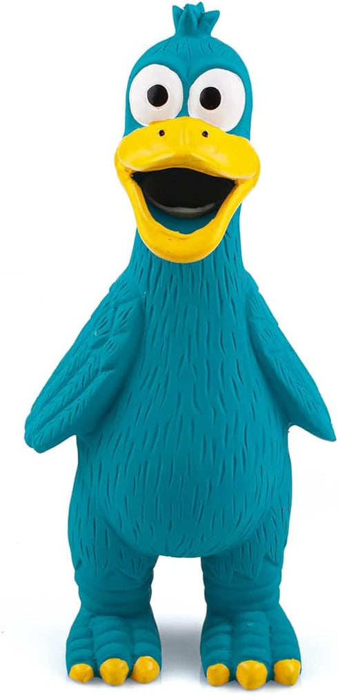 2 Pack CHIWAVA Squawking Latex Dog Toy Chicken Duck Squeeze Squeak Interactive Play for Medium Large Dogs Assorted