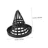 6Pcs 4.13In Yardwe Portable Fishing Cage Lids Lightweight Covers for EEL Shrimp Loach Trap Net Easy to Clean Outdoor