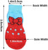 4 Pairs Anti-Slip Dog Socks & Cat Socks with Rubber Reinforcement, Pet Paw Protector for Indoor Wear (L)