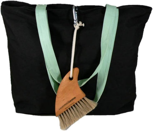 Valentino Garemi Sand Beach Cleaning Brush - Body Skin Feet Sand Remove, Genuine Soft Horse Hair, Made in Germany
