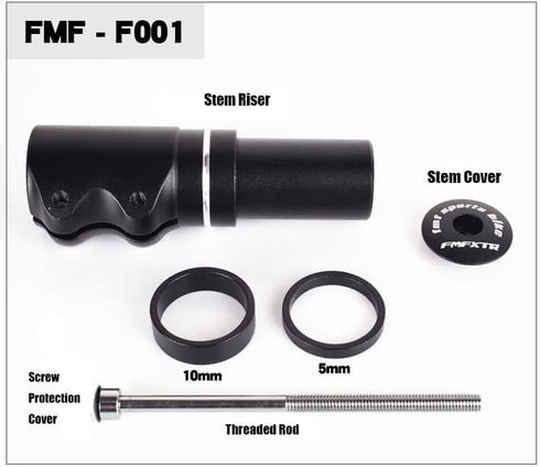 FOMTOR Bike Stem Riser - MTB Handlebar Risers Fork Stem Extender for 1-1/8" 28.6mm Fork
