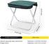 Generic 0.68 lbs, 330 LBS Portable Aluminum Folding Stool with Self Zippered Storage Bag, Lightweight for Outdoor