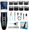 ANGFAN Dog Clippers for Grooming, 16pcs Dog Grooming Kit for Small &