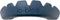 Slick Professional Dual Density Mouthguard for High Contact Sports, One Size +1yrs, Navy