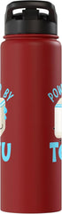 Tofu Lover Bean Curd Foodie SteMi Apparel Powered By Tofu Foodie Bean Curd Tofu Lover Stainless Steel Insulated Water