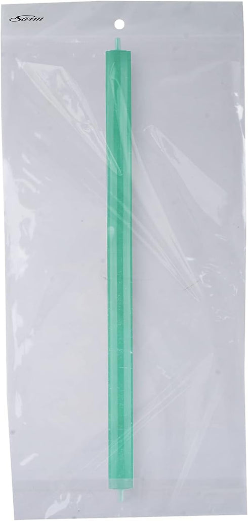 Saim 16 inch Aquarium Air Stone Bar, Bubbles Release Oxygen Diffuser Bar, Fish Tank Mineral Air Bubble Air Stone Bar (Green - Blue) with 20ft Clear Airline Tubing
