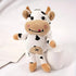 1Pc Pet Chew Toy - Puppy Molar Animal Shape Bite Resistant Plush Toy for Small Medium Large Dogs, Black&White (ZS441)