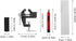 Kisangel Golf Regripping Kit with Grip Remover, Portable Table Clamp Vise, Hook Knife and Double-Sided Tape for Golf