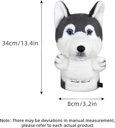 Scott Edward Animal Zoo Golf Driver Wood Covers, Fit Drivers and Fairway, Fun Dog Designs