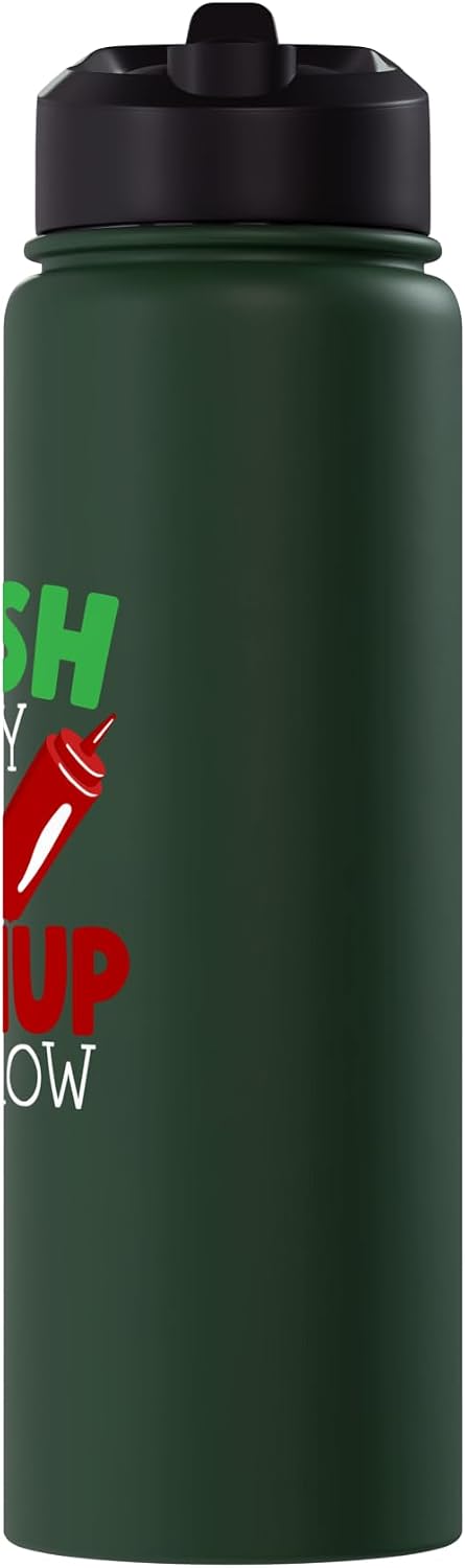 Condiment Ketchup Mayonnaise SteMi Apparel Relish Today Ketchup Tomorrow Food Lover Foodie Stainless Steel Insulated