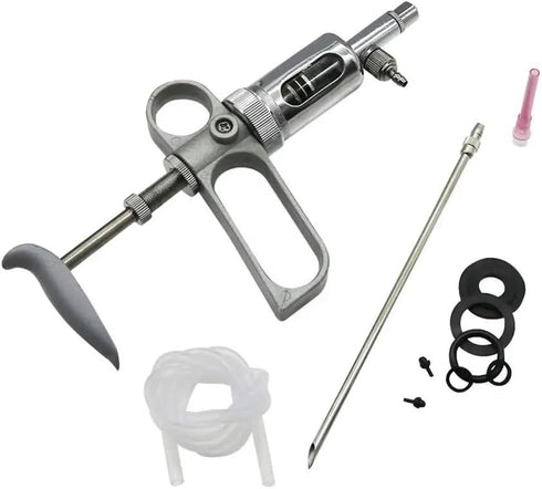 DFUVFKGOP 10ml Bird Feeding Continuous Syringe Vaccination Birds Chicken Parrot Adjustable Syringe Farm Animal Poultry