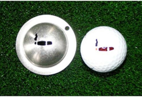 Tin Cup Golf Ball Custom Marker, Alignment Tool