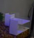 Aquarium Underground Tunnel, Unique Fish & Shrimp Hideout, Made in USA (Corner Tunnel, White)