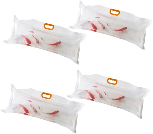 HMIASFMK 4pcs Packing Packing Fish Cayout Fish Clear Fish Fish Transporting Bag Seafood Bag Pouch Live Fish