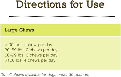 Herbsmith Spector - Eye & Vision Support for Dogs, Senior Supplement for Greying Eyes, Antioxidant, 60Ct Large Chews