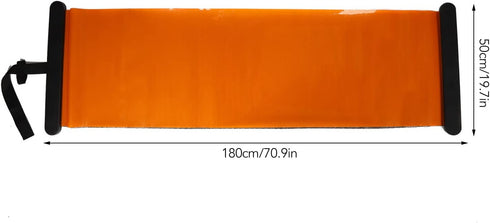 Yoga Fitness Slide Board Sliding Mat with End Stops, Quiet Sports Slide Mat for Body Shaping Workout