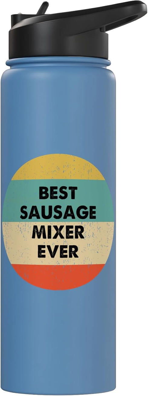 Sausage Mixer Shirts & Gifts Sausage Mixer Stainless Steel Insulated Water Bottle