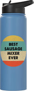 Sausage Mixer Shirts & Gifts Sausage Mixer Stainless Steel Insulated Water Bottle