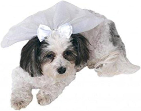 Rubie's Wedding Veil Pet Accessory, Small/Medium