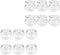 12 Pcs Miniature Glass Fish Bowls | Simulated Mini Fish Tank for Desktop Office Accessories