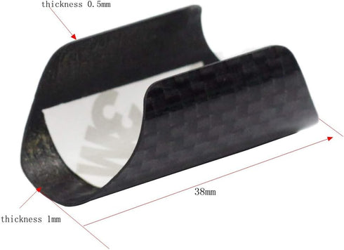 Trigo Rear Frame Carbon Protector for Brompton, Guard Back Fork Carbon Protective Patch Gasket Bike Accessories
