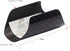 Trigo Rear Frame Carbon Protector for Brompton, Guard Back Fork Carbon Protective Patch Gasket Bike Accessories