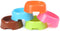 5Pcs/Set Plastic Candy Color Pet Food Water Bowl, Random Color for Cat Dog Puppy Rabbit