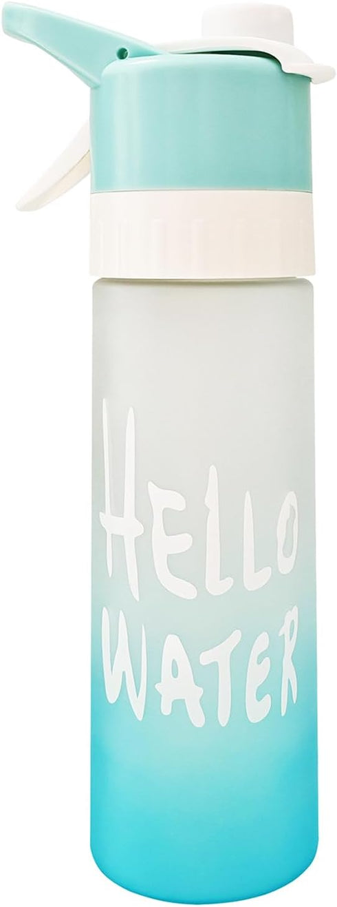 Tmeng Misting Water Bottle, 2 in 1 22 OZ Large Capacity,Wide Mouth Leak