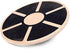 Heavy Duty 15.5" Wooden Balance Board with Non-Slip Pad for Fitness Equipment