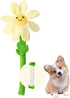 Interactive Dog Plush Toys, Crinkle Flower Rope Toy, Puppy Chew Toys for Teething, Cute Gift for Small and Medium Dogs