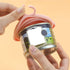 Dog Food Lids & Spoons Set, Manual Can Opener with Cover, Cat & Dog Food Accessories (White)