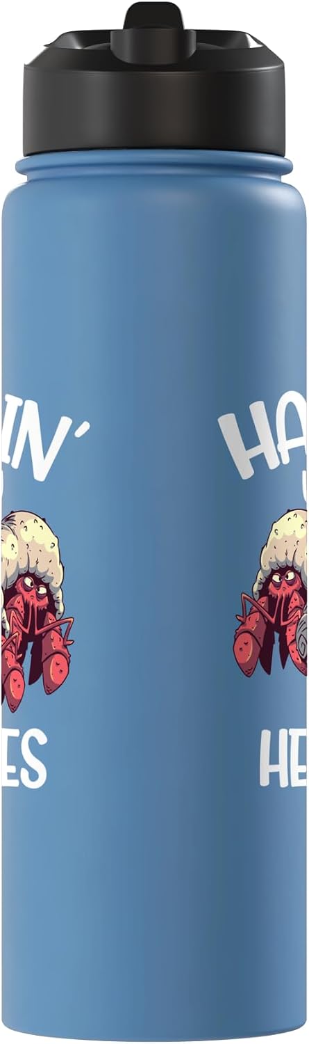 Funny Seafood Crab Lover - DressedForDuty Hangin With My Hermies Funny Hermit Crab Seafood Lovers Stainless Steel