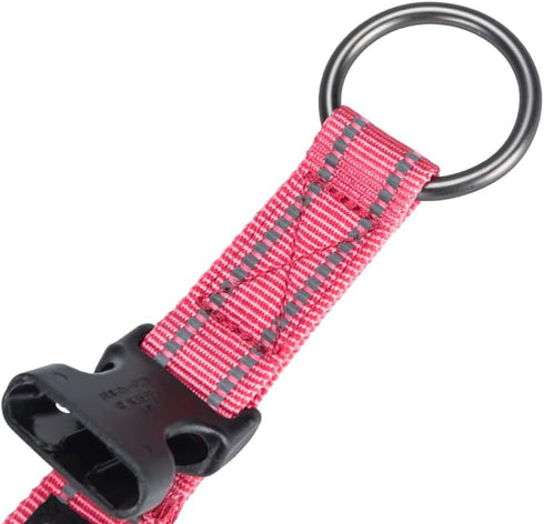 EXCELLENT ELITE SPANKER Reflective Dog Collar, Classic Breathable Nylon Adjustable Pet Collar for Small Medium Large