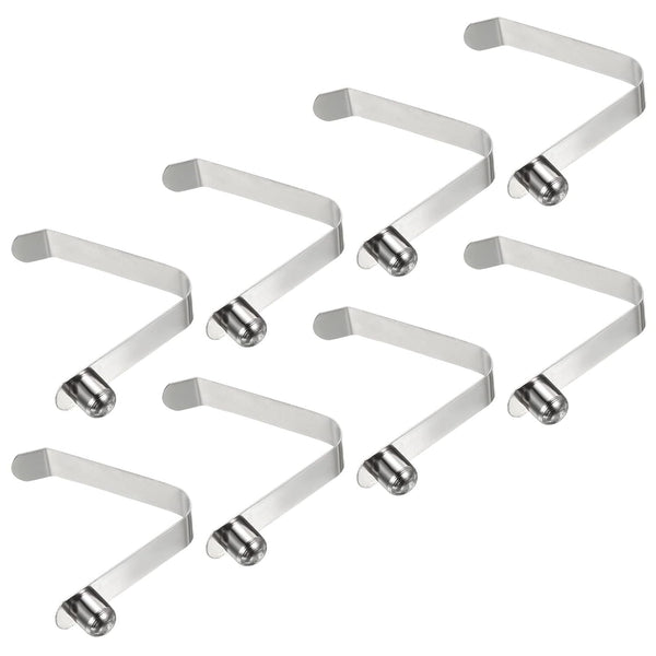 PATIKIL 8 Pack 9.5x9mm Kayak Paddle Snaps, Steel Solid Button Locking Tube Single Pin for Camping Awning Tent Pole