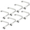 PATIKIL 8 Pack 9.5x9mm Kayak Paddle Snaps, Steel Solid Button Locking Tube Single Pin for Camping Awning Tent Pole
