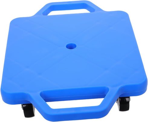 Play Scooter Board with Plastic Casters Square Floor Scooter for Boy Girl