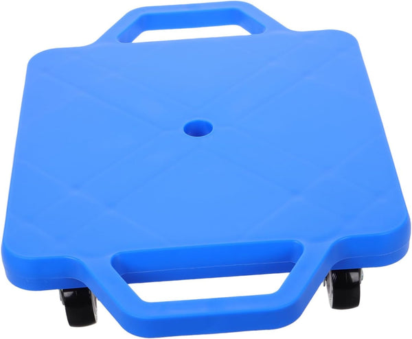 Play Scooter Board with Plastic Casters Square Floor Scooter for Boy Girl
