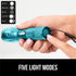 Gorilla Grip Powerful LED Flashlight - 750 FT Water Resistant with 5 Adjustable Modes - High Lumens Ultra Bright Mini