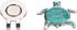 Golf Ball Marker, Magnetic Golf Hat Clip, Cute Pattern Golf Ball Markers for Women, Men, Kids