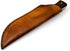 Rare Custom Damascus Tanto Hunting Knife | Best Outdoor Skinning Knife with Rose Wood Handle & Leather Sheath (S-6468)