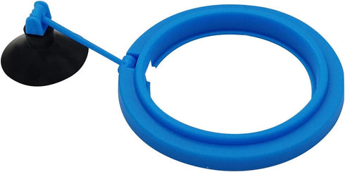 zhuohai Fish Feeding Ring, Floating Food Feeder Circle with Suction Cup for Easy Installation in Aquarium