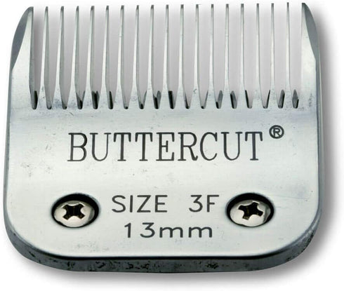 Geib Buttercut Stainless Steel Dog Clipper Blade, Size-3F, 1/2-Inch Cut Length, White
